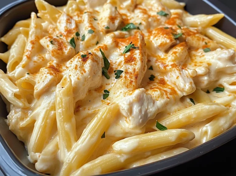 Buffalo Chicken Alfredo Penne-2