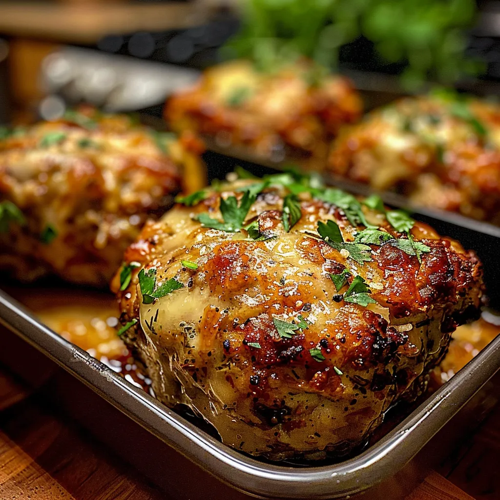 Tips for Garlic Parmesan Chicken Meatloaves 