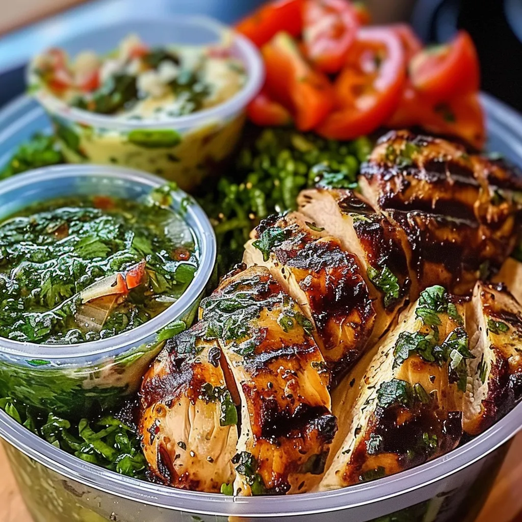 Tips for Chimichurri Grilled Chicken Bowl with Garlic Sauce